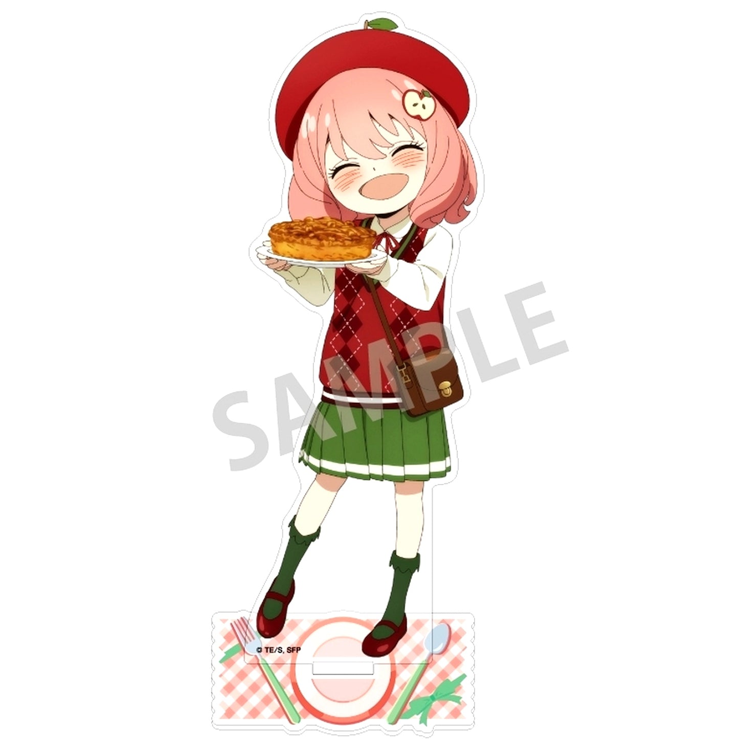 Anya Forger Apple Pie Acrylic Stand Food Spy x Family [USED]