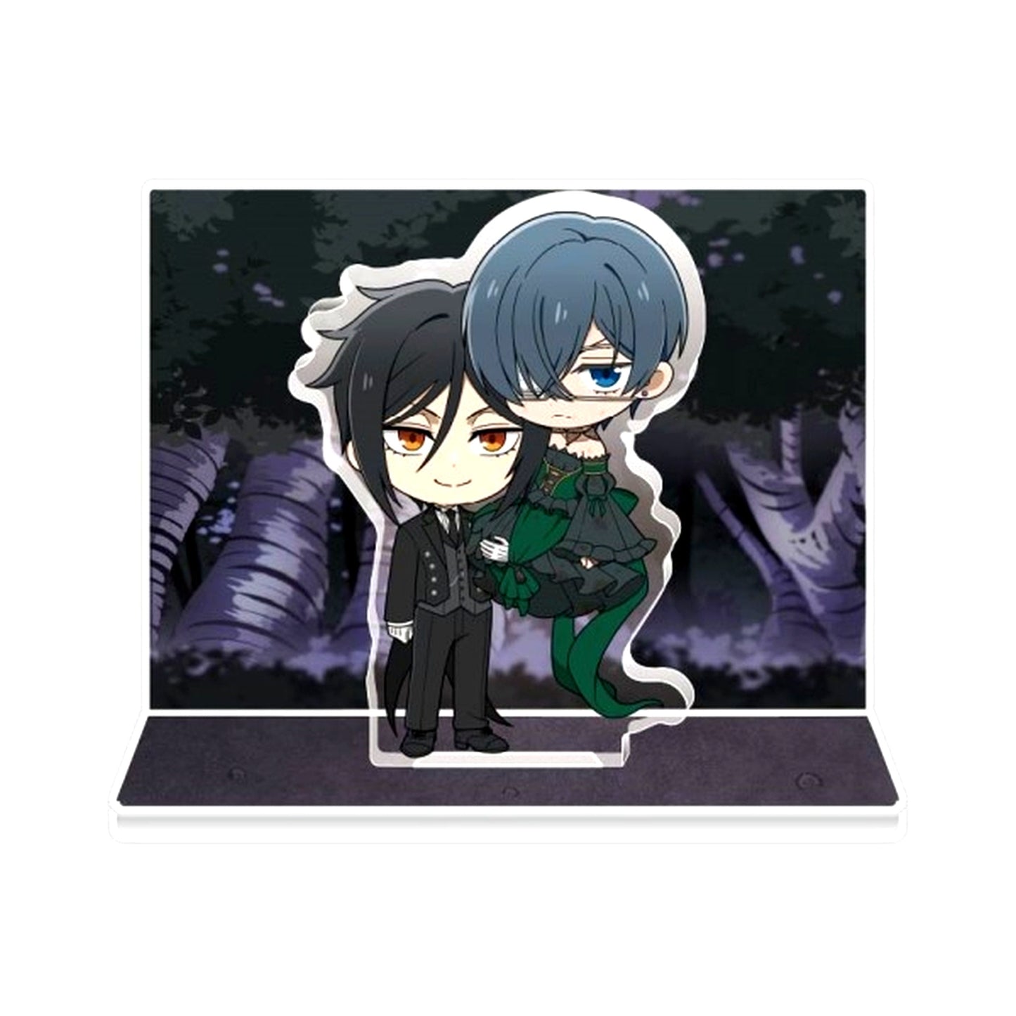 Sebastian Michaelis & Ciel Phantomhive Emerald Witch Dress 4. Diorama Acrylic Stand TV Anime Black Butler Emerald Witch Arc [USED]