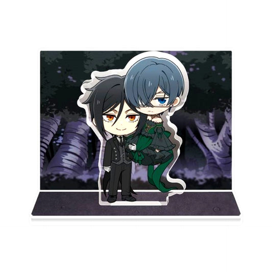 Sebastian Michaelis & Ciel Phantomhive Emerald Witch Dress 4. Diorama Acrylic Stand TV Anime Black Butler Emerald Witch Arc [USED]
