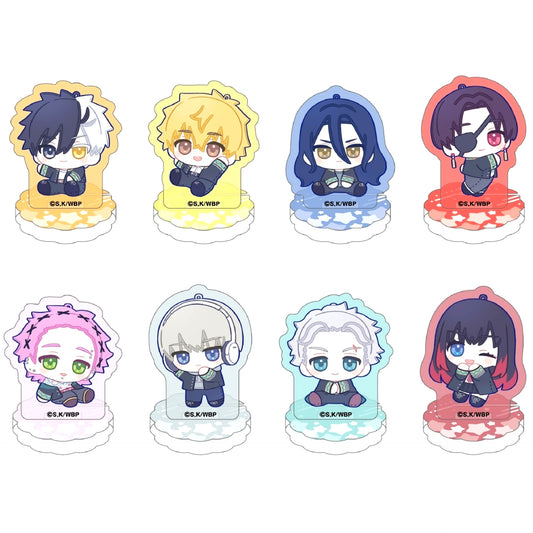 Set of 8 WIND BREAKER Chua Sta Miniature Acrylic Stand Collection Nuipal Skip [USED]