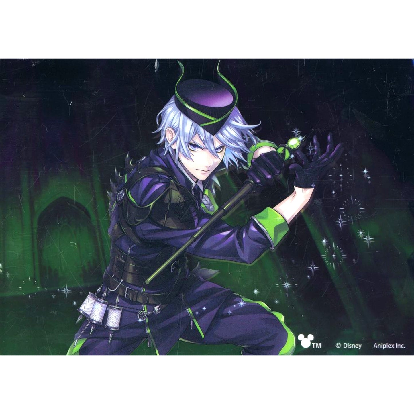 Silver Acrylic Block Disney Twisted Wonderland Animate Girls Festival 2025 Goods Mail Order Limited [USED]