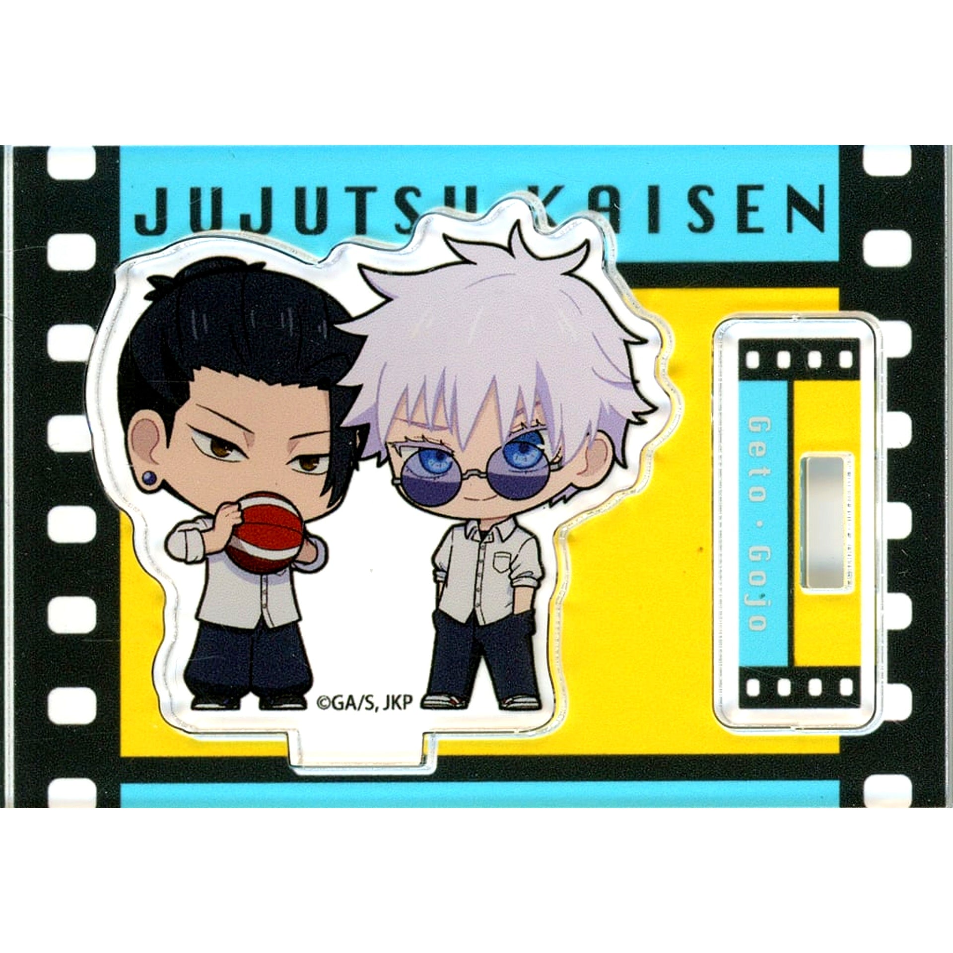 Satoru Gojo and Suguru Geto Jujutsu Kaisen Hidden Inventory / Premature Death Basketball Puchimemo Mini Stand [USED]