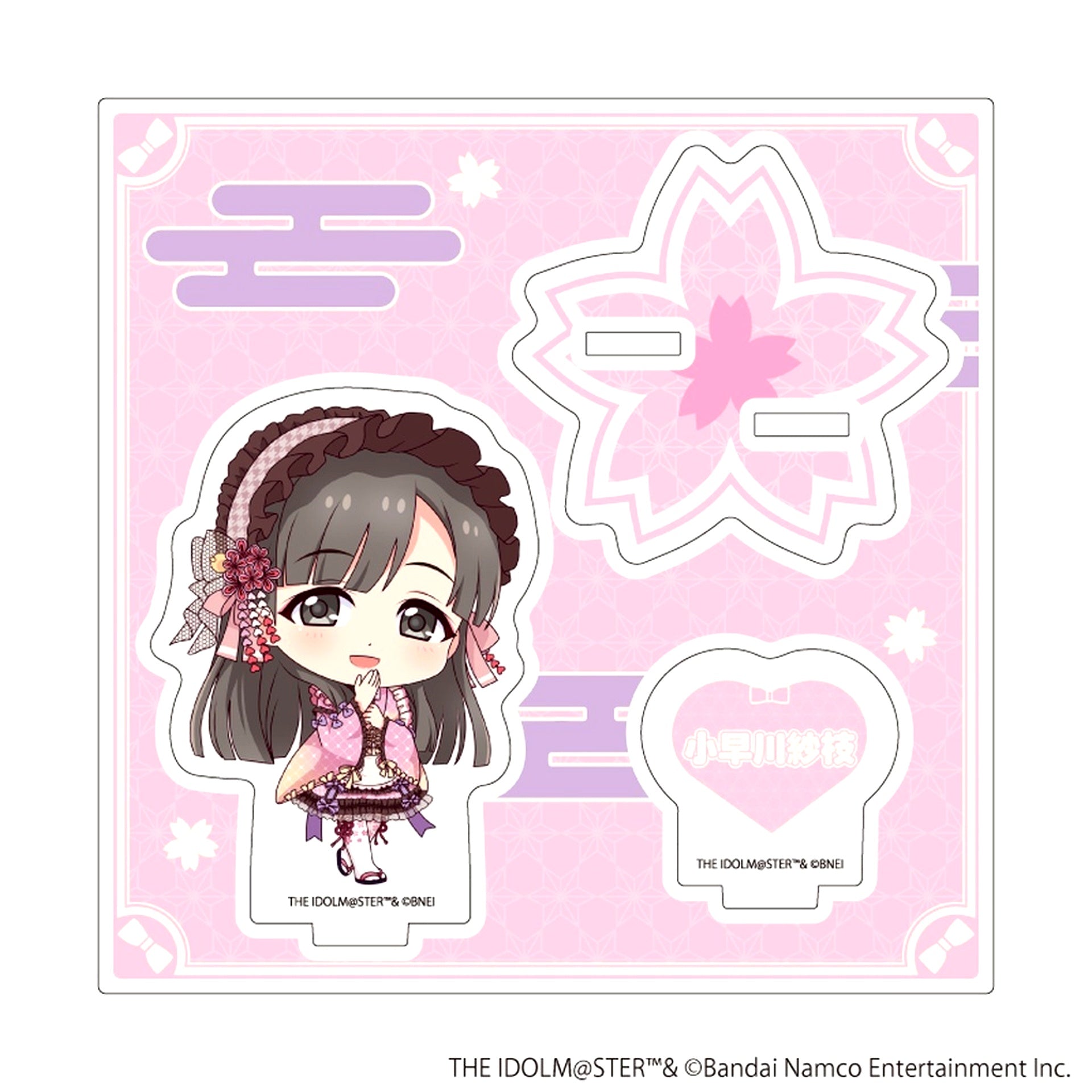 Sae Kobayakawa Wayo Karen Ver. The Idolmaster Cinderella Girls Acrylic Stand Plate POP UP SHOP in Kotobukiya Wayo Karen [USED]