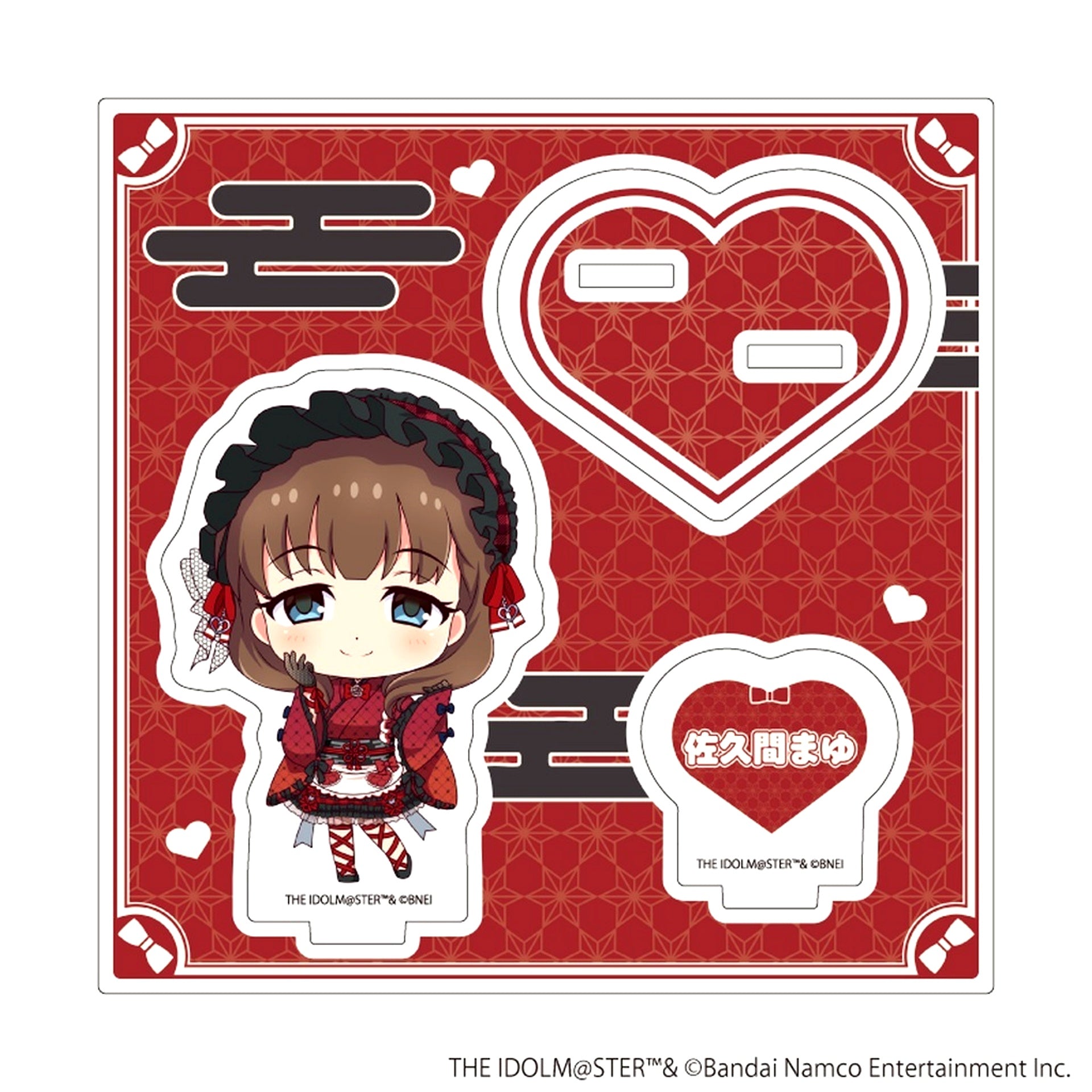 Mayu Sakuma Wayo Karen Ver. The Idolmaster Cinderella Girls Acrylic Stand Plate POP UP SHOP in Kotobukiya Wayo Karen [USED]
