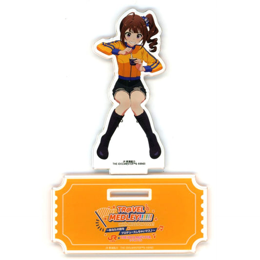 Nao Yokoyama Illustration Acrylic Stand Travel Medley!!!!!! with The Idolmaster Series Produce Your Journey JR Central x The Idolmaster Series [USED]
