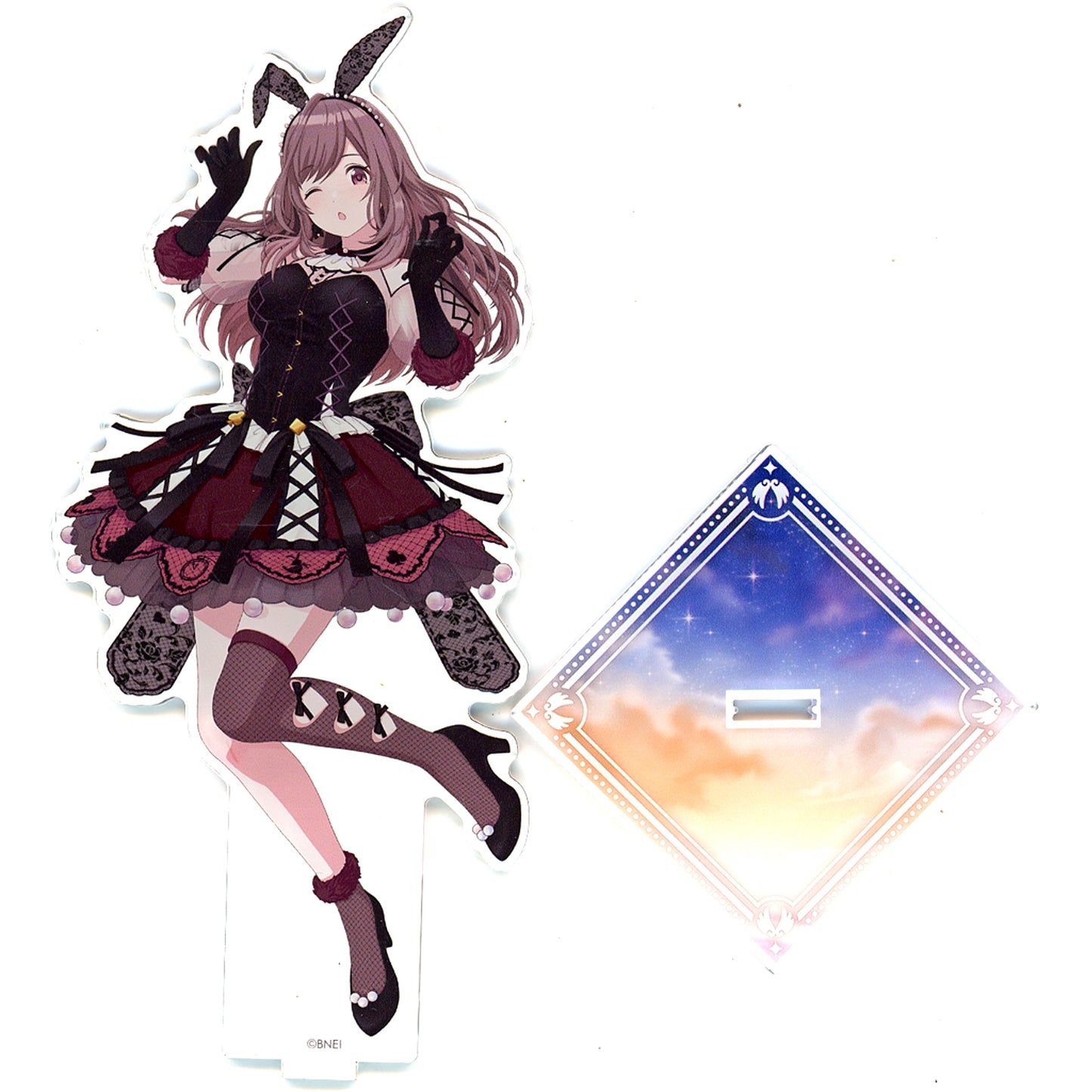 Kogane Tsukioka BIG Acrylic Stand Vol.11 The Idolmaster Shiny Colors Song for Prism 2nd Anniversary SHOP Merokyun Monochrome [USED]