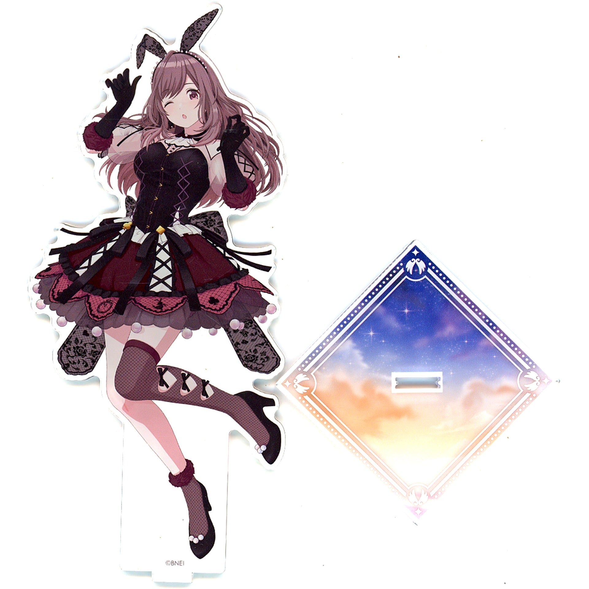 Kogane Tsukioka BIG Acrylic Stand Vol.11 The Idolmaster Shiny Colors Song for Prism 2nd Anniversary SHOP Merokyun Monochrome [USED]