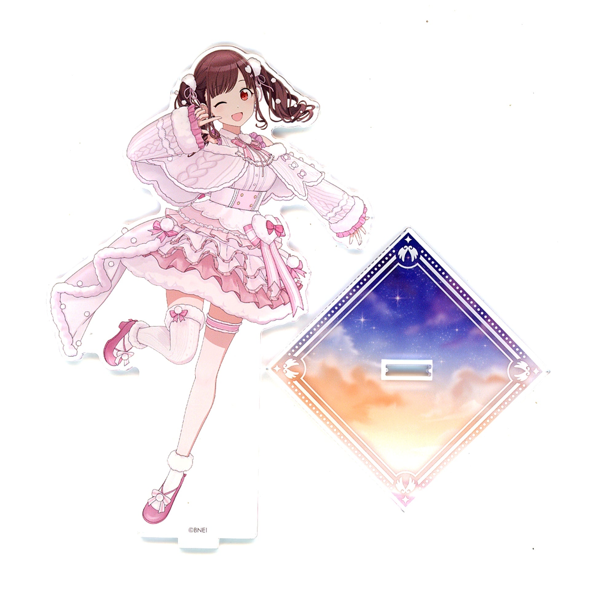 Chiyoko Sonoda BIG Acrylic Stand Vol.12 The Idolmaster Shiny Colors Song for Prism 2nd Anniversary SHOP Merokyun Monochrome [USED]
