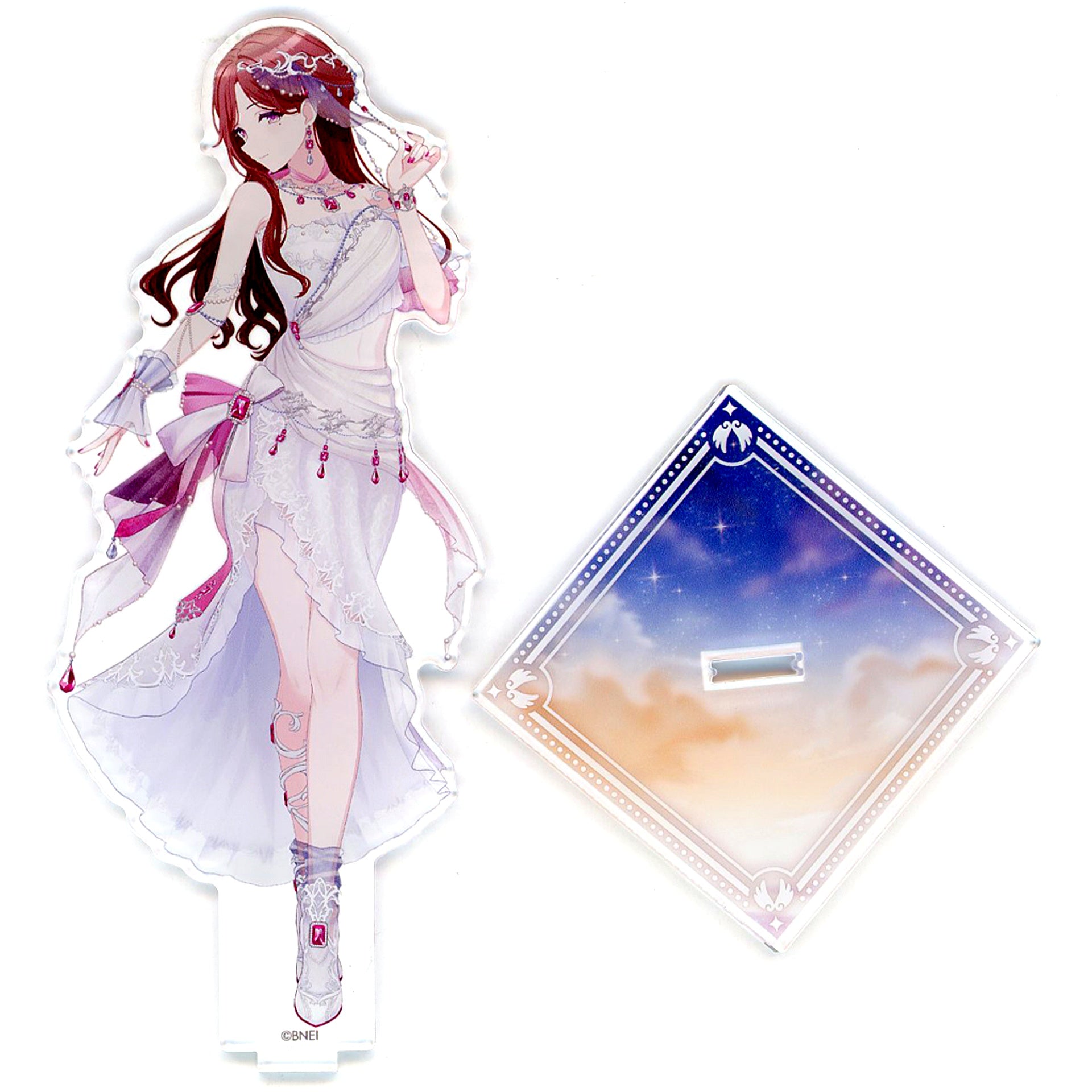 Madoka Higuchi The Idolmaster Shiny Colors Song for Prism BIG Acrylic Stand Vol.12 2nd Anniversary Shop Merokyun Monochrome [USED]