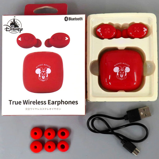 Minnie Mouse Disney Disney Store Limited Red Complete Wireless Earphones [USED]