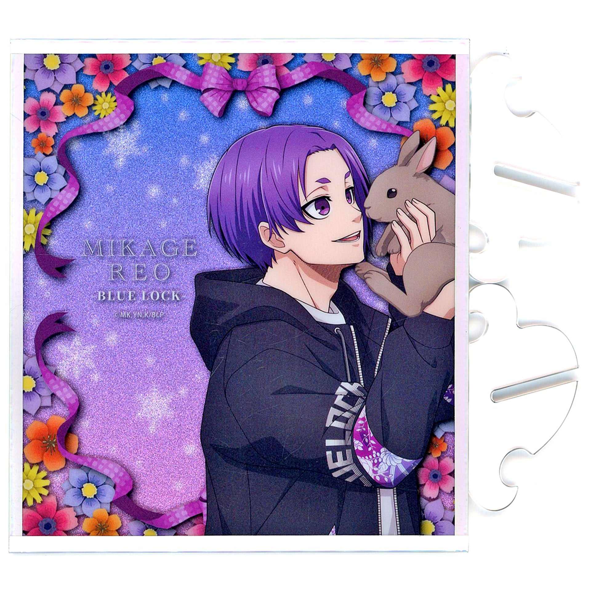 Reo Mikage Blue Lock Acrylic Glitter Art Rabbit [USED]