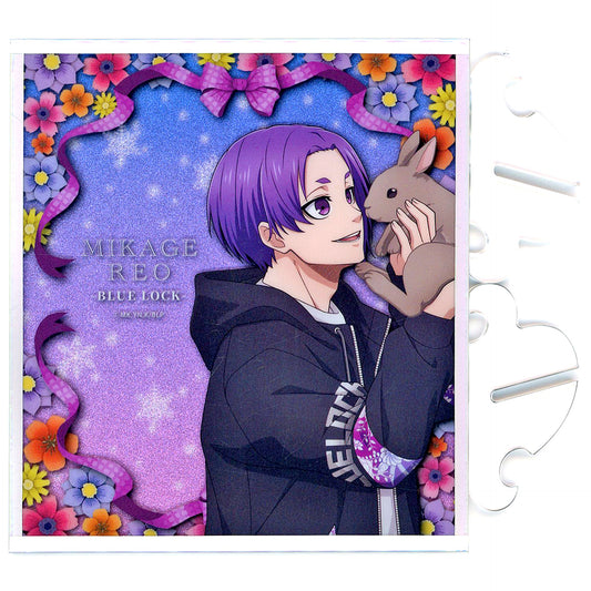Reo Mikage Blue Lock Acrylic Glitter Art Rabbit [USED]