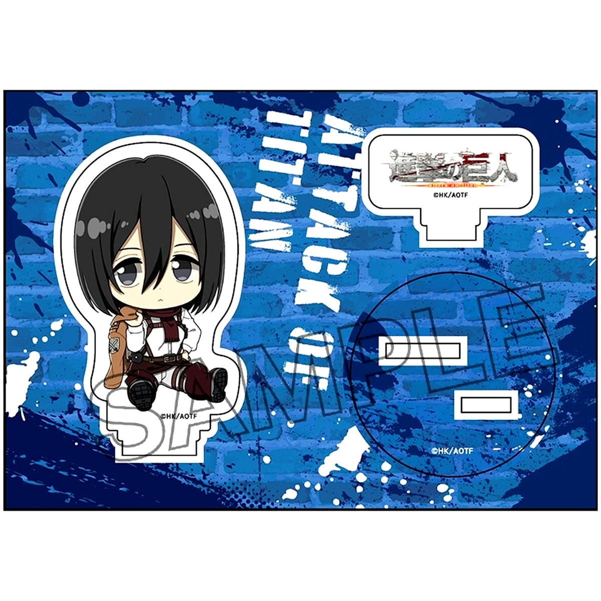 Mikasa Ackerman Attack on Titan Petanko Acrylic Figure Vol. 2 [USED]
