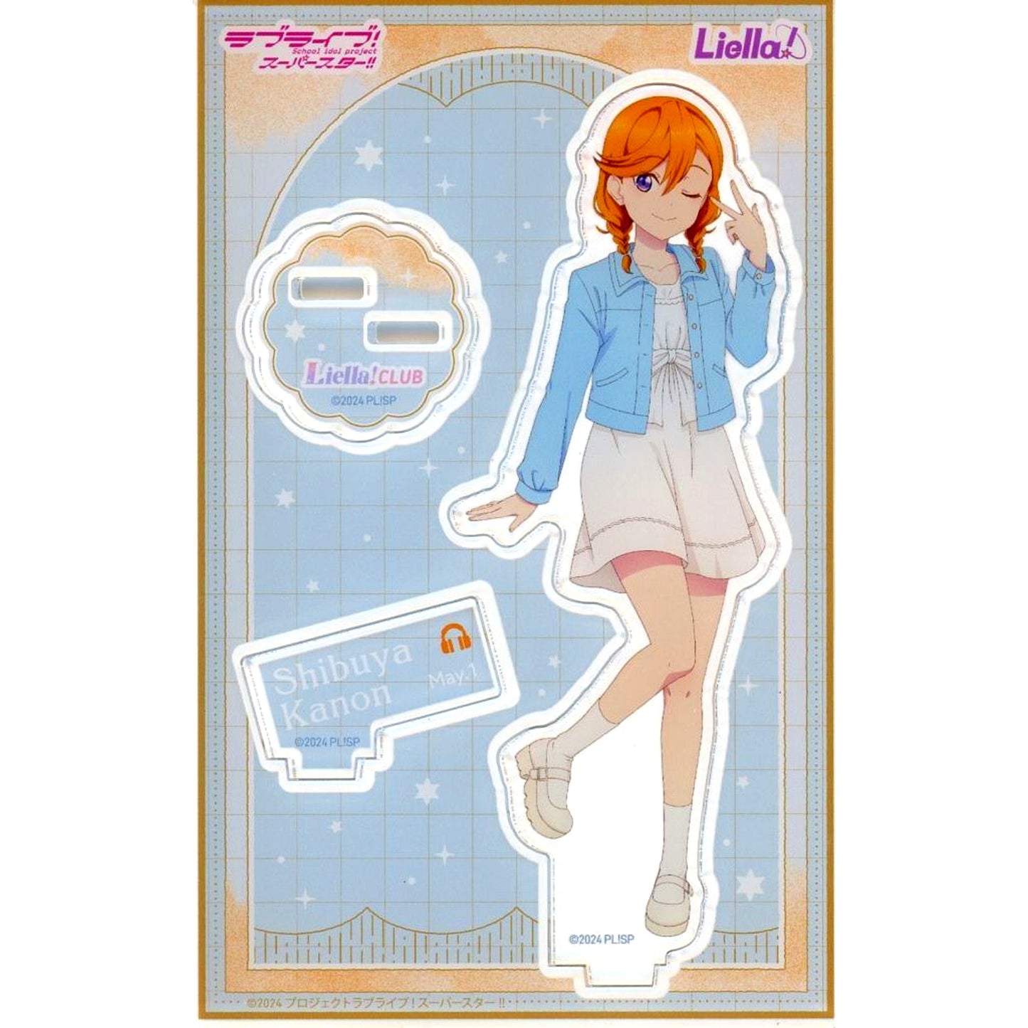Kanon Shibuya Liella! CLUB 2025 Official Birthday Acrylic Stand Love Live! Superstar!! [USED]