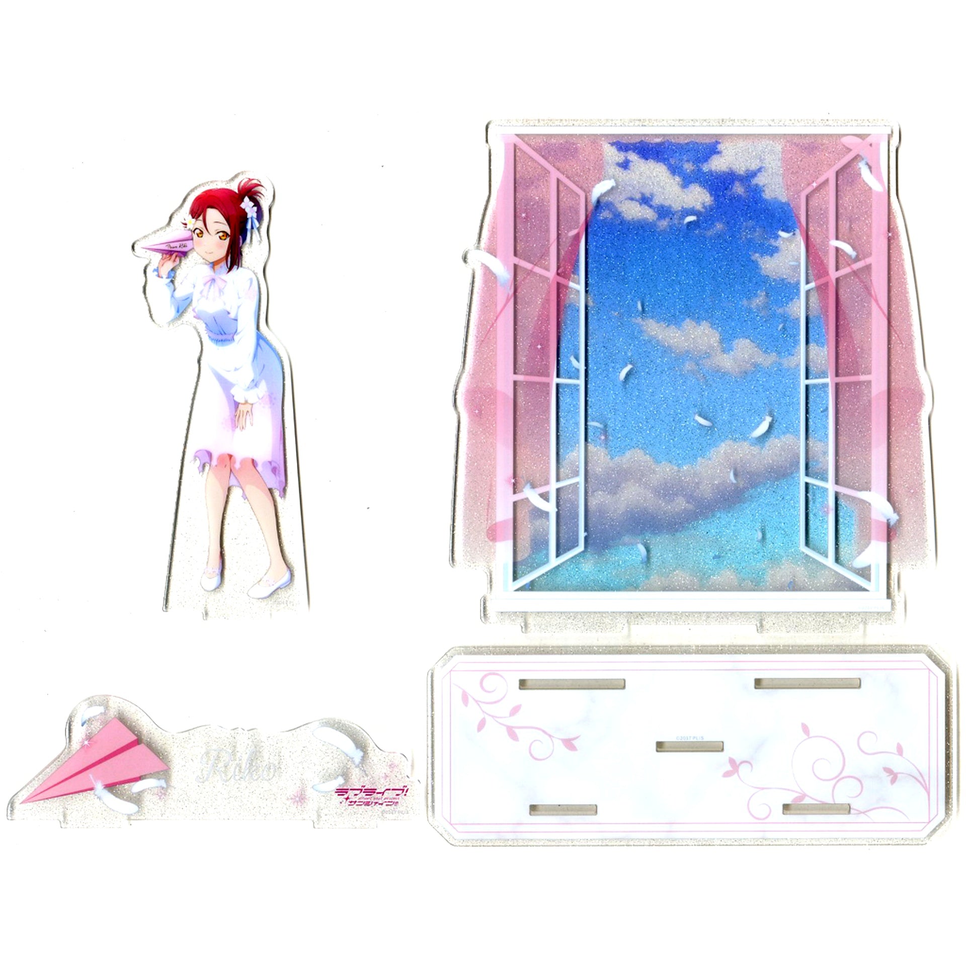Riko Sakurauchi Thank you. FRIENDS!! Ver. Big Diorama Acrylic Stand Love Live! Sunshine!! [USED]