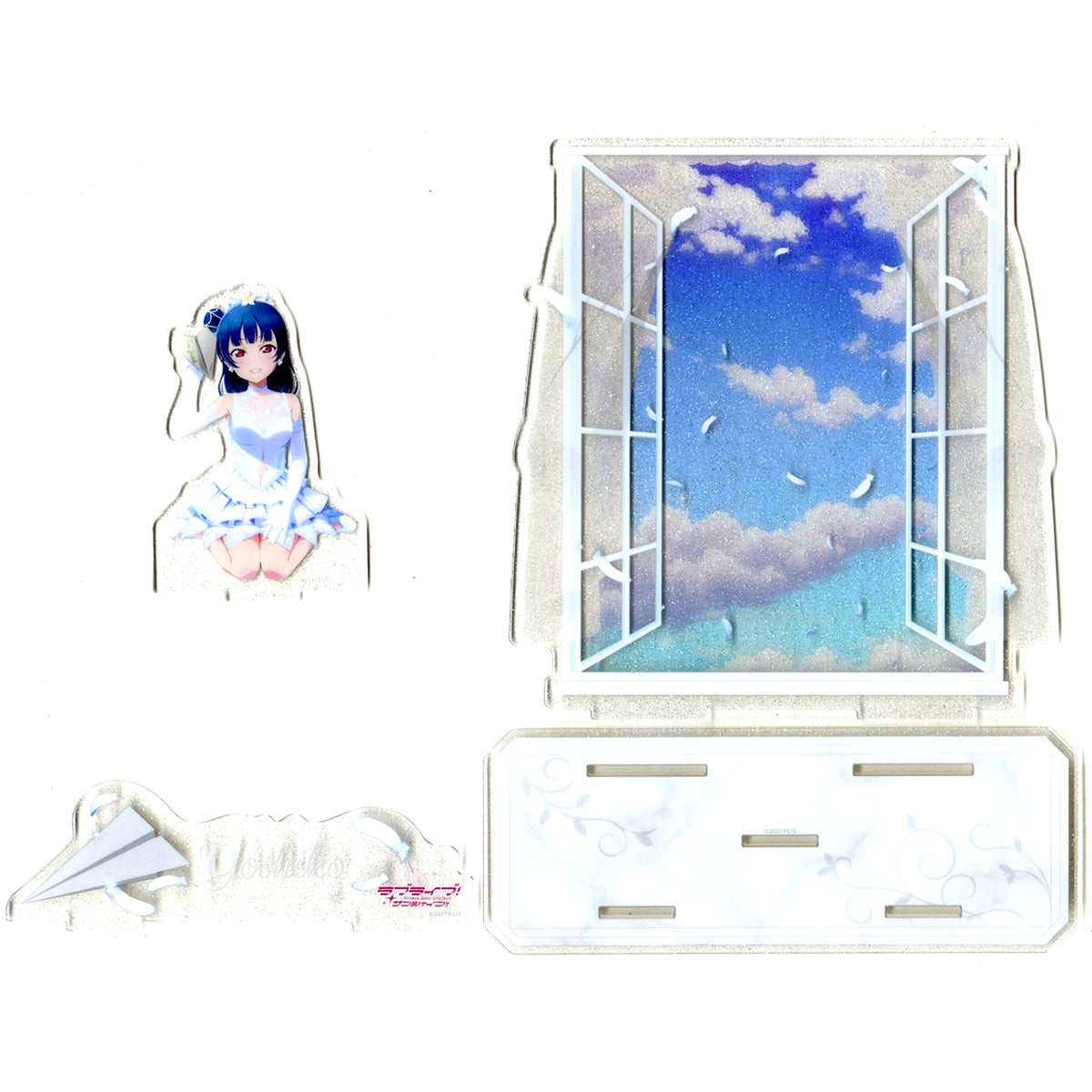 Yoshiko Tsushima Big Diorama Acrylic Stand Thank You Friends Ver. Love Live! Sunshine!! [USED]