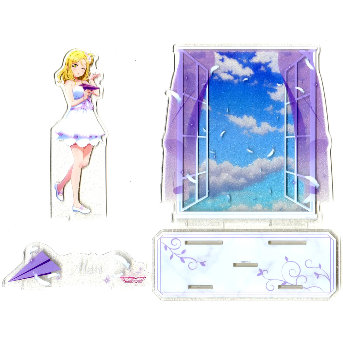 Mari Ohara Big Diorama Acrylic Stand Thank You Friends Ver. Love Live! Sunshine!! [USED]