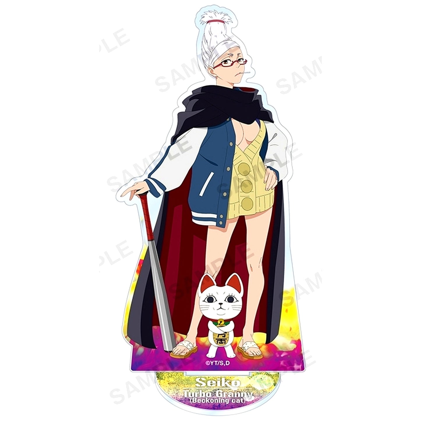 Seiko & Turbo Granny Beckoning Cat Dandadan Acrylic Stand Vol.3 [USED]