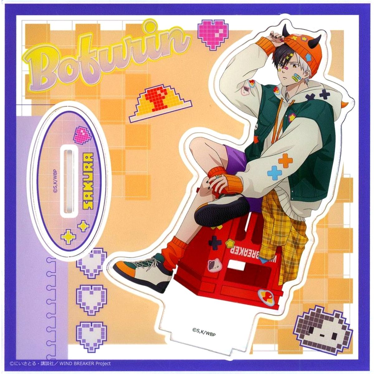 Haruka Sakura Acrylic Stand Devi Deco Parka Wind Breaker [USED]