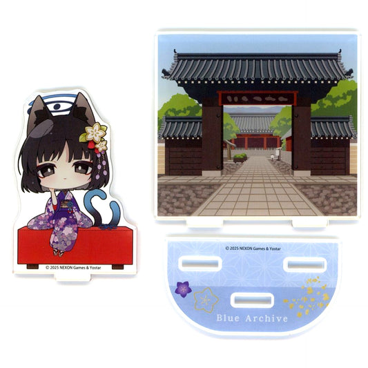 Kikyou Kiryu Diorama Acrylic Stand Blue Archive Autumn Foliage Kyoto Trip [USED]