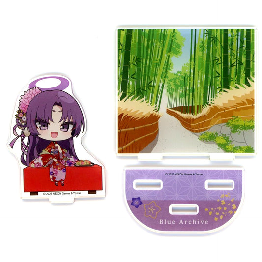 Yukari Kadenokoji Diorama Acrylic Stand Blue Archive Autumn Foliage Kyoto Trip [USED]