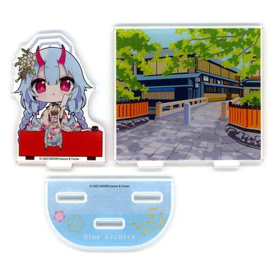 Chise Waraku Diorama Acrylic Stand Blue Archive Autumn Foliage Kyoto Trip [USED]