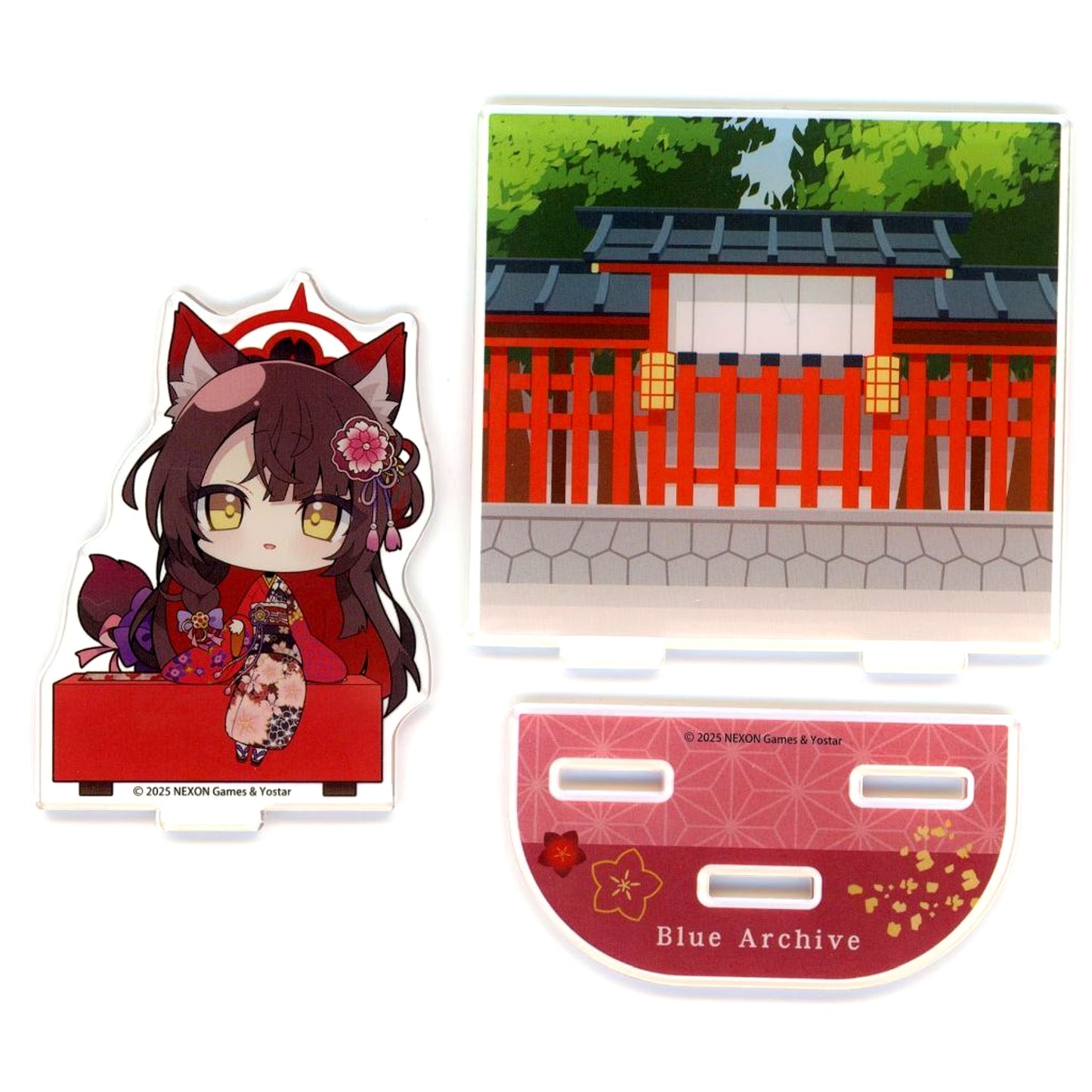 Wakamo Kosaka Diorama Acrylic Stand Blue Archive Autumn Foliage Kyoto Trip [USED]