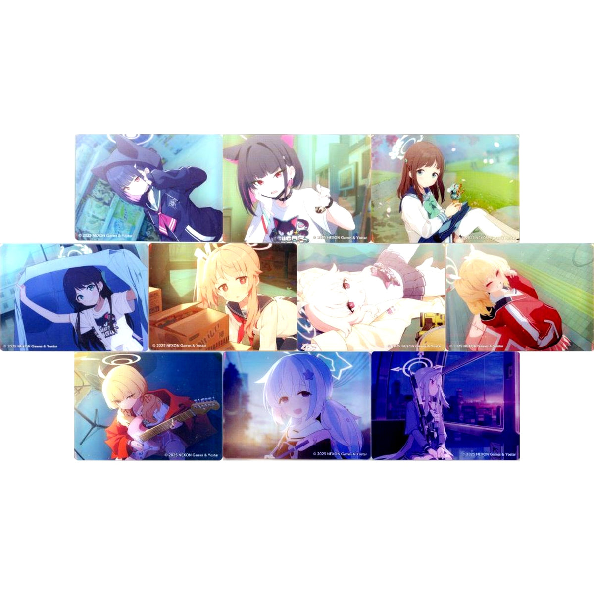 Set of 10 Blue Archive Autumn Fair 2025 in animate Mini Noble Art Collection Vol.4 [USED]