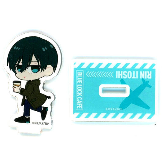 Rin Itoshi Blue Lock BLUE LOCK CAFE special trip Mini Acrylic Stand [USED]