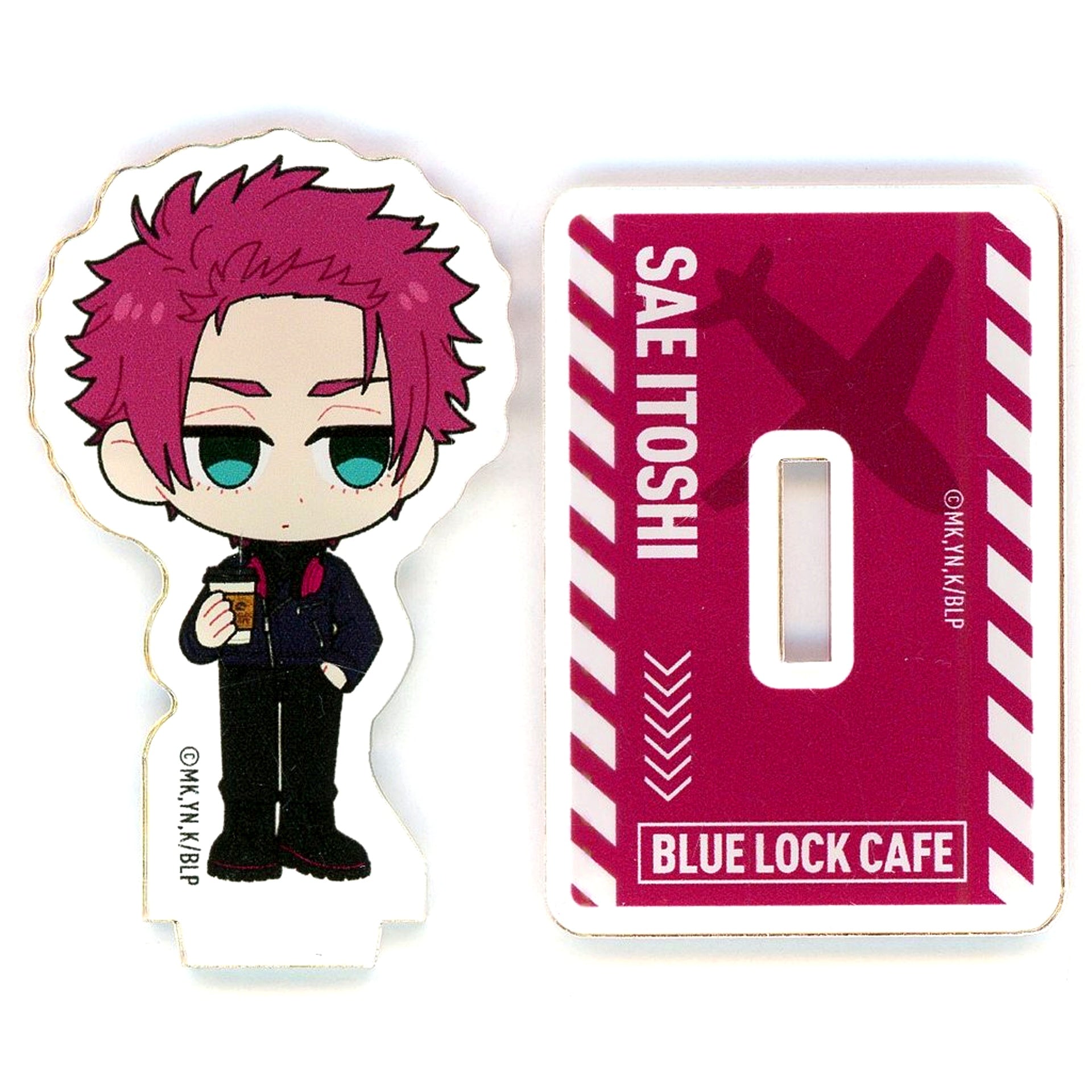 Sae Itoshi Mini Acrylic Stand Blue Lock Cafe special trip [USED]