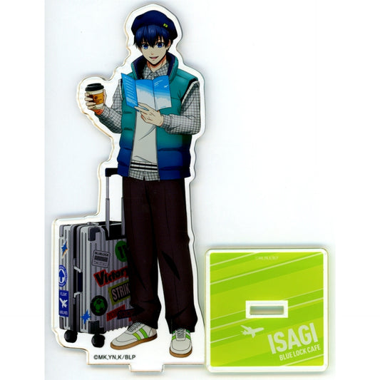 Yoichi Isagi Blue Lock Acrylic Stand Blue Lock Cafe special trip [USED]