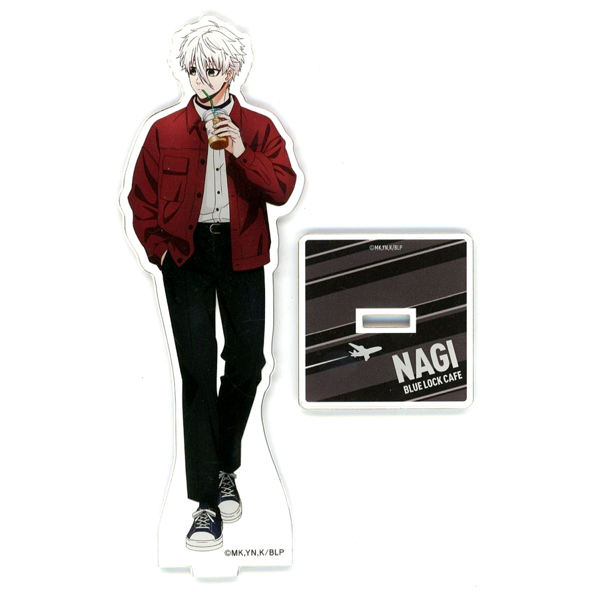 Seishiro Nagi Acrylic Stand Blue Lock Cafe special trip [USED]
