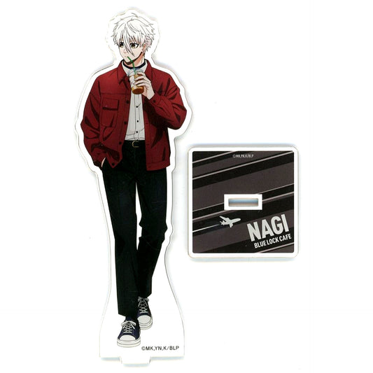 Seishiro Nagi Acrylic Stand Blue Lock Cafe special trip [USED]