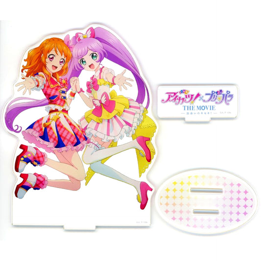 Akari Ozora & Laala Manaka Acrylic Stand Aikatsu! x PriPara The Movie Miracle of Meeting Theater Goods [USED]