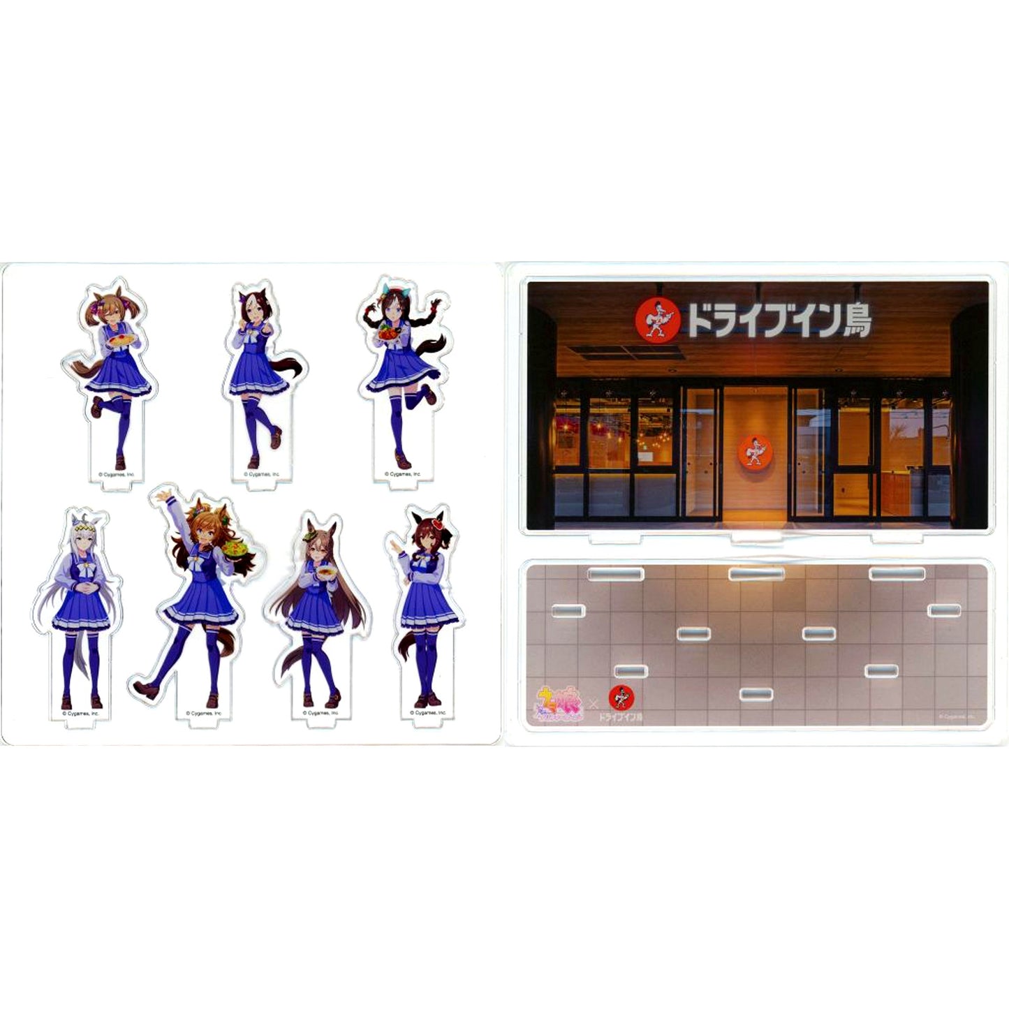 All Characters Drive-in Tori Ver. Umamusume: Pretty Derby x Drive-in Tori Acrylic Diorama [USED]