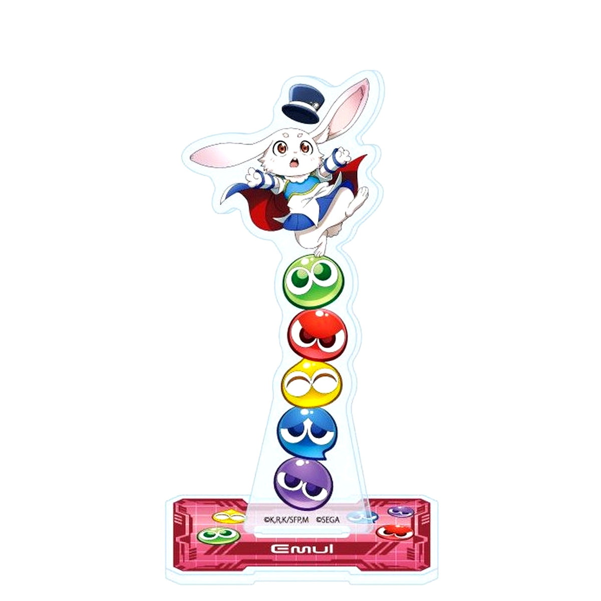 Emul & Arle Outfit 02. TV Anime Shangri-La Frontier x Puyo Puyo Illustration Acrylic Stand [USED]