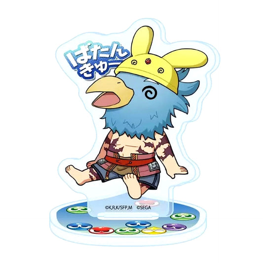Sunraku x Carbuncle Batankyu TV Anime Shangri-La Frontier x Puyo Puyo 01. Mini Character Illustration Acrylic Petit Stand [USED]