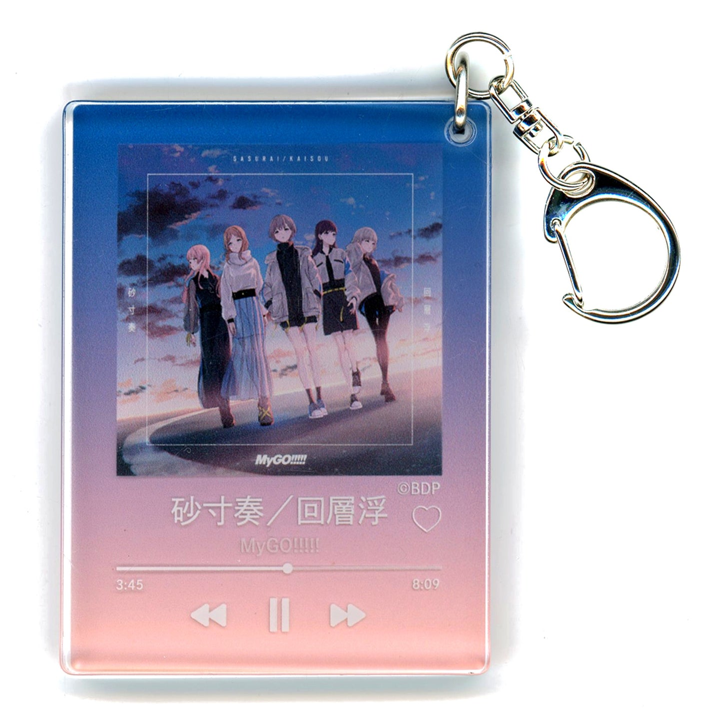 Sasunari / Kaisou BanG Dream! MyGO!!!!! 8th LIVE Omoi no Katachi ga Tsumoru Toki Thick Trading Acrylic Keychain MyGO!!!!! Vol.2 [USED]