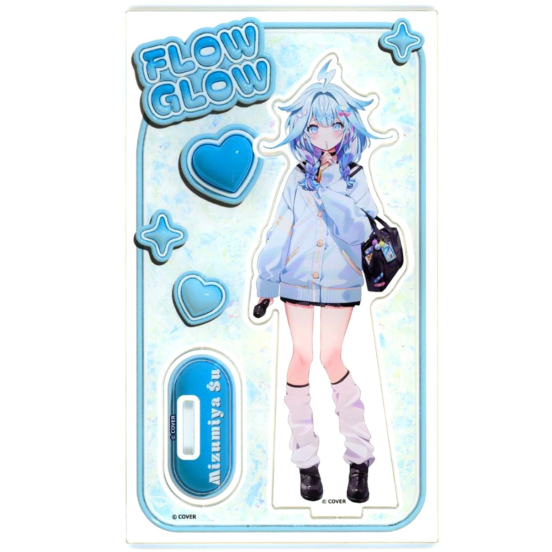 Mizumiya Su Acrylic Stand Virtual YouTuber Hololive FLOW GLOW x Karaoke no Tetsujin [USED]