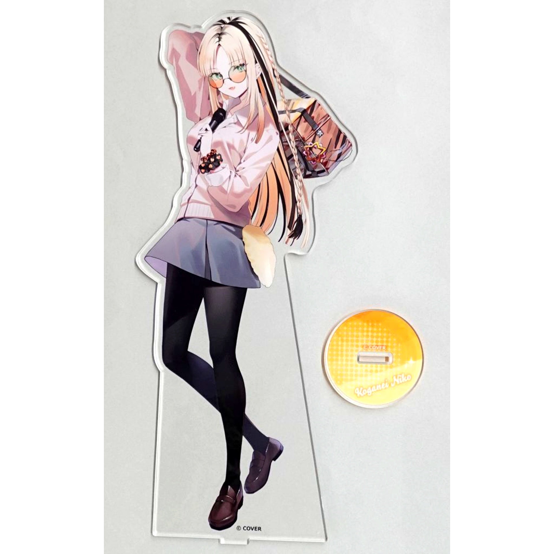 Koganei Niko BIG Acrylic Stand Virtual YouTuber Hololive FLOW GLOW x Karaoke no Tetsujin Mail Order Limited [USED]