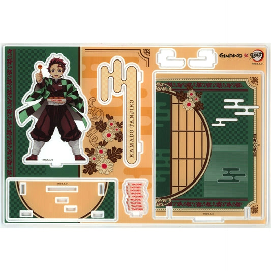 Tanjiro Kamado Demon Slayer: Kimetsu no Yaiba x Tsukiji Gindaco Gindaco is Delicious! Mugen Train Arc Revival Screening Commemoration ufotable Illustration Diorama Acrylic Stand [USED]