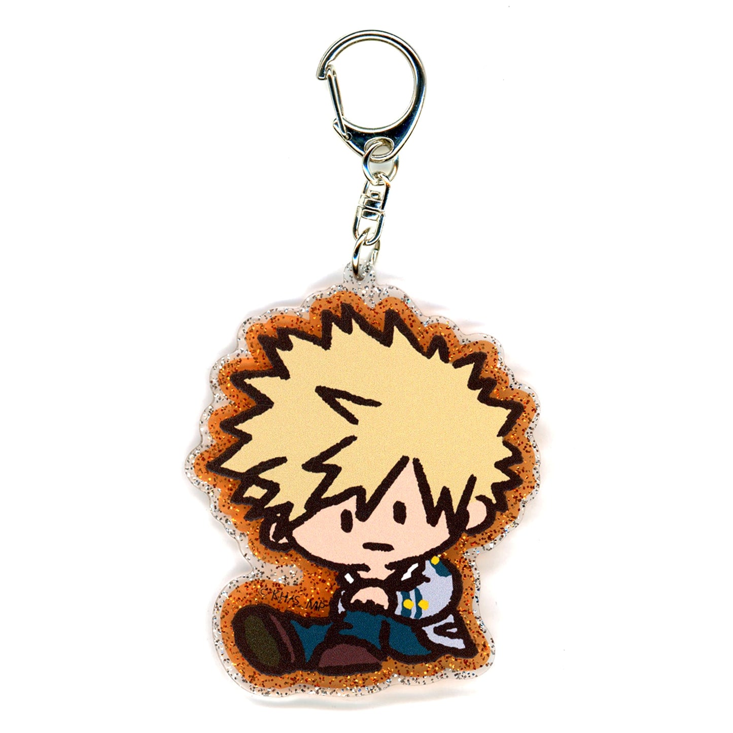Katsuki Bakugo A Prize My Hero Academia 2nd U.A. High School Open School Everyone! U.A. Garapon Glitter Acrylic Keychain [USED]