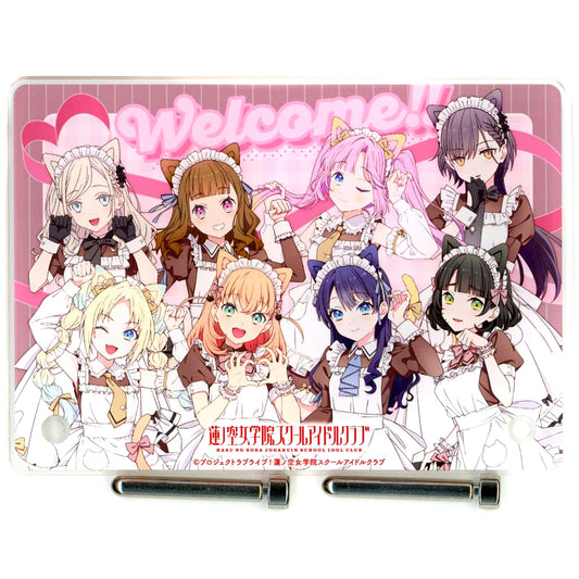 Group A6 Acrylic Panel Cat Ear Maid Ver. Love Live! Hasunosora Girls' High School Idol Club Nyan Nyan Nyan Fair in Gamers [USED]