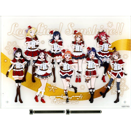 Mu's Jingle Bells ga Tomaranai Ver. A5 Acrylic Art Love Live! Sunshine!! Xmas Fair in Gamers [USED]