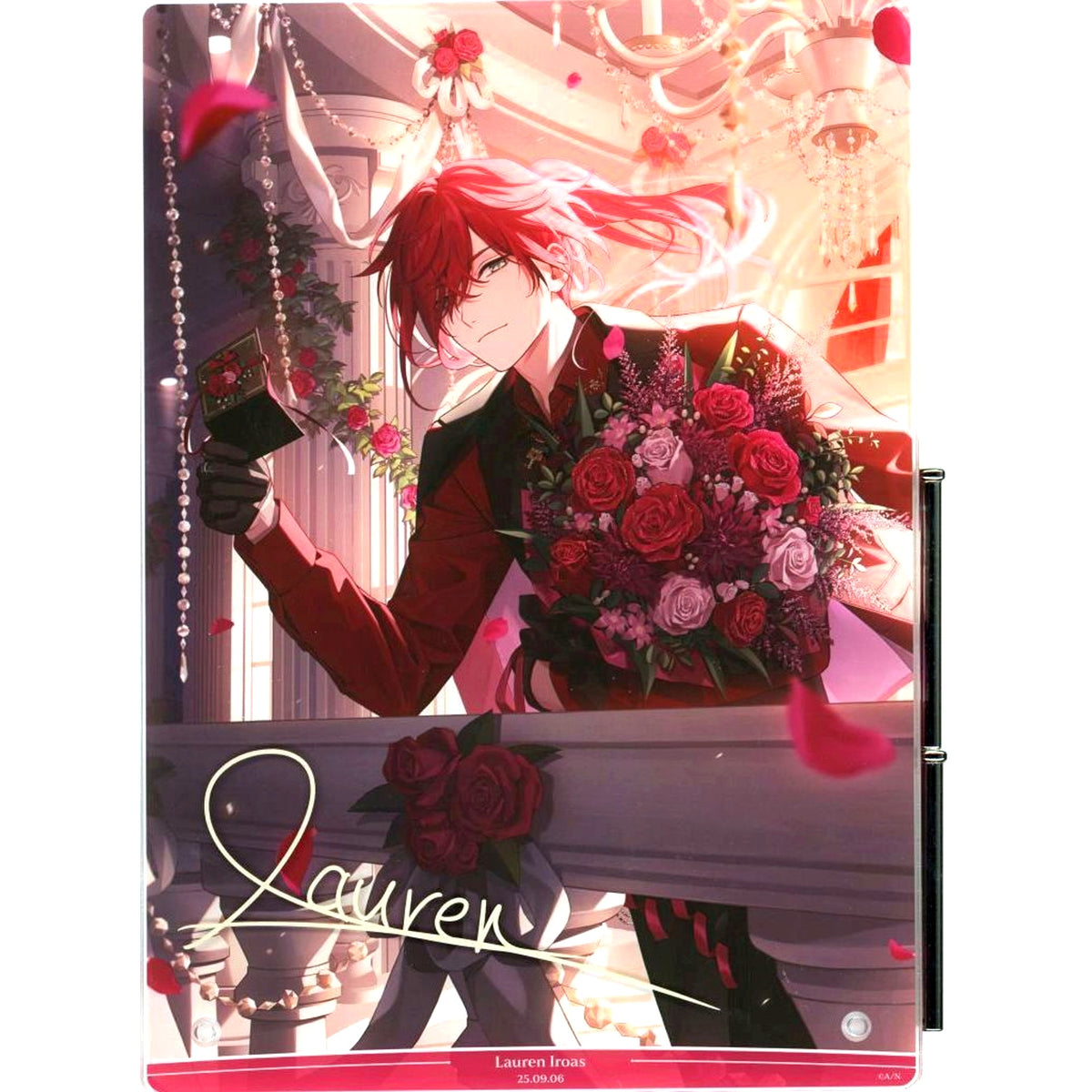 Lauren Iroas Single Item Virtual YouTuber Nijisanji Lauren Iroas Birthday 2025 B5 Acrylic Panel with Foil Stamped Reproduced Autograph [USED]