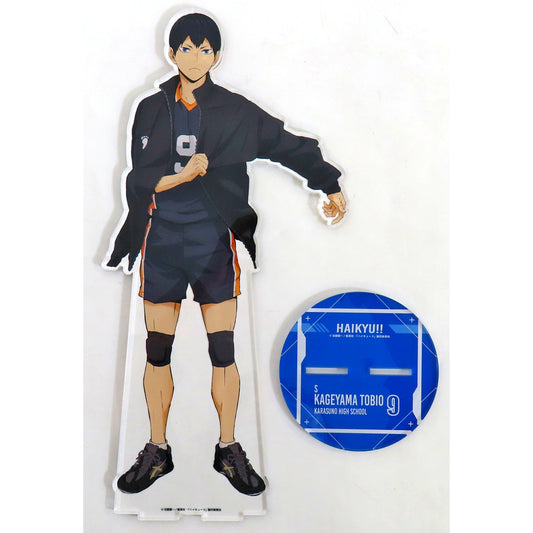 Tobio Kageyama 1 per 5 Scale Acrylic Stand Haikyu!! x SMILE BASE CAFE Warm Style Limited Production [USED]