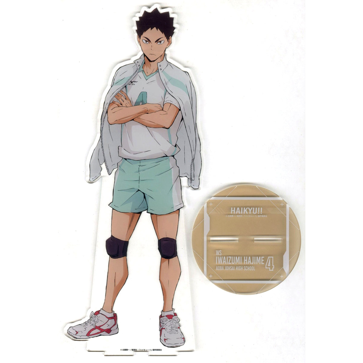 Hajime Iwaizumi 1 per 5 Scale Acrylic Stand Haikyu!! x SMILE BASE CAFE Warm Style Limited Production [USED]