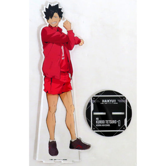 Tetsuro Kuroo 1 per 5 Scale Acrylic Stand Haikyu!! x SMILE BASE CAFE Warm Style Limited Production [USED]