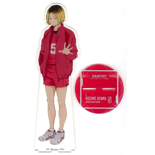Kenma Kozume 1 per 5 Scale Acrylic Stand Haikyu!! x SMILE BASE CAFE Warm Style Limited Production [USED]