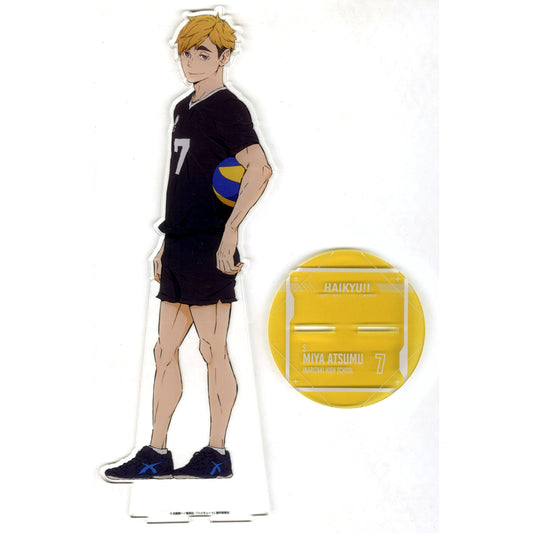 Atsumu Miya 1 per 5 Scale Acrylic Stand Haikyu!! x SMILE BASE CAFE Warm Style Limited Production [USED]